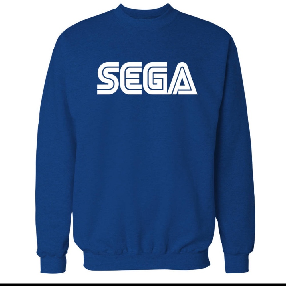 New Sega sweat-shirt. Size large.